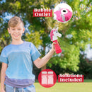 2 Pcs Cute Unicorn Bubble wands with 2 Bottle of 50ML Bubble Solutions
