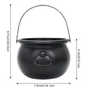 Large Halloween Black Cauldron