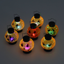 4in Light Up Pumpkin Lanterns, 12 Pcs