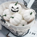 12 Pcs Thanksgiving Artificial White Mini Pumpkins