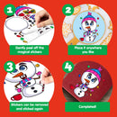 Make-a-face Christmas Sticker in 6 Designs, 36 Pcs
