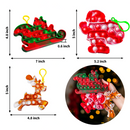 Christmas 5'' Toy with 3 Designs, 6 Pcs
