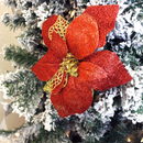 22 Artificial Poinsettia Christmas Flowers