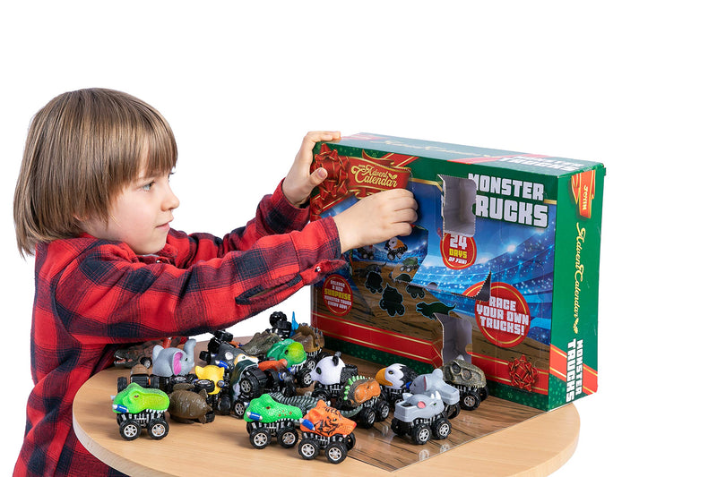 Joyin Advent Calendar With Monster Truck Toys Set