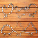 Thanksgiving Turkey Cookie Cutter Set, 6 pcs