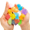 24 Days Advent Calendar - Mochi Squishy (8 General, 8 Glitter, 8 Glow in the Dark), 24 Pcs