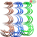 Football Hanging Swirl Decorations