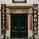 Large Fabric Banner + Hanging Banner (Black), 3 pcs