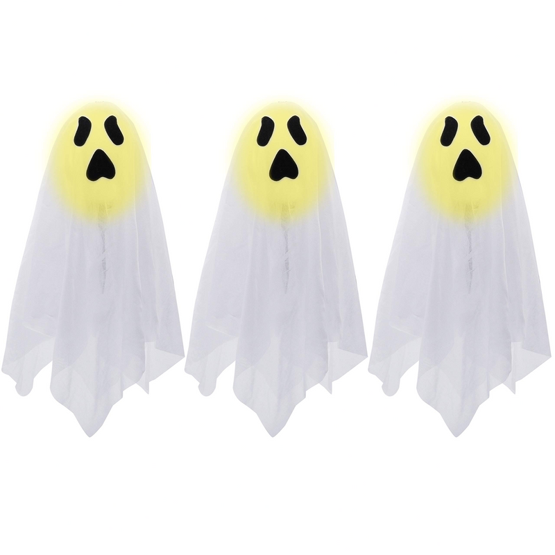 Lightup Ghost Stakes, 3 Pcs
