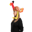 2 Pack Turkey Gobbler Hats For Thanksgiving