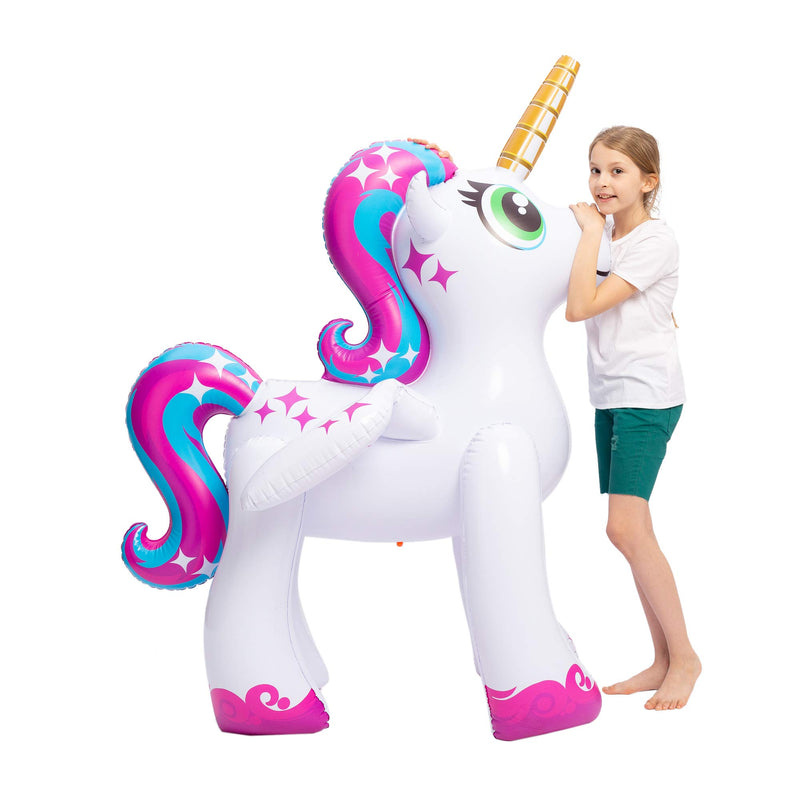 SLOOSH - Inflatable Rainbow Unicorn Yard Sprinkler