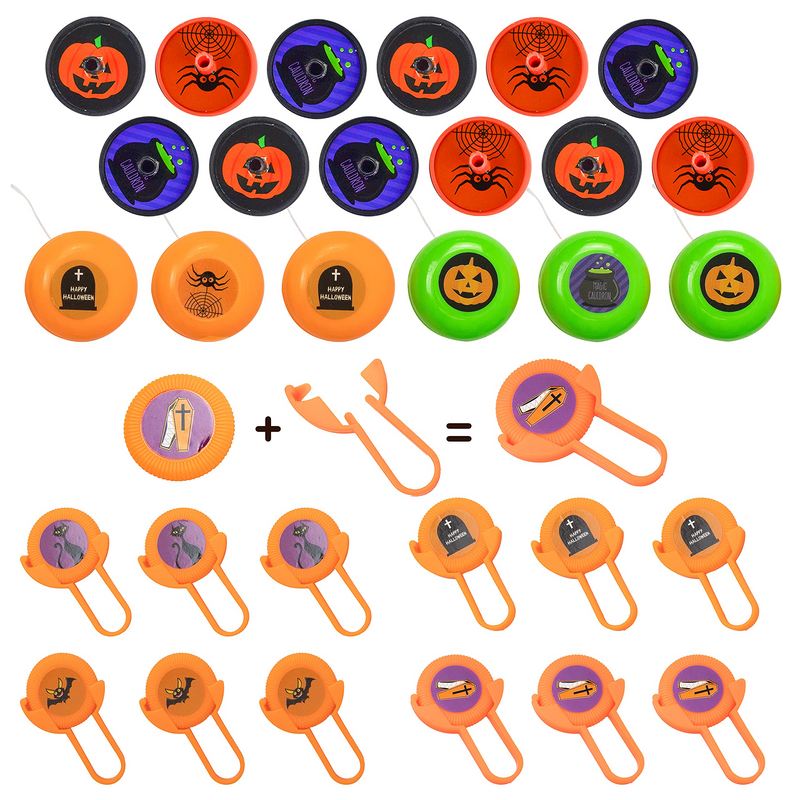 Halloween Assorted Toys Set with Treasure Box, 130 Pcs