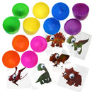 30Pcs Dinosaur Toys Prefilled Easter Eggs