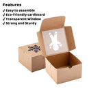 Brown Kraft Cookie Boxes, 36 Pcs