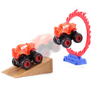8 Piece Push-and-go Monster Friction Powered Truck