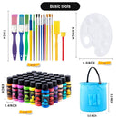 Washable Tempera Paint Set, 42 Pcs
