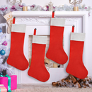 4 Piece 36in Jumbo Felt Christmas Stockings