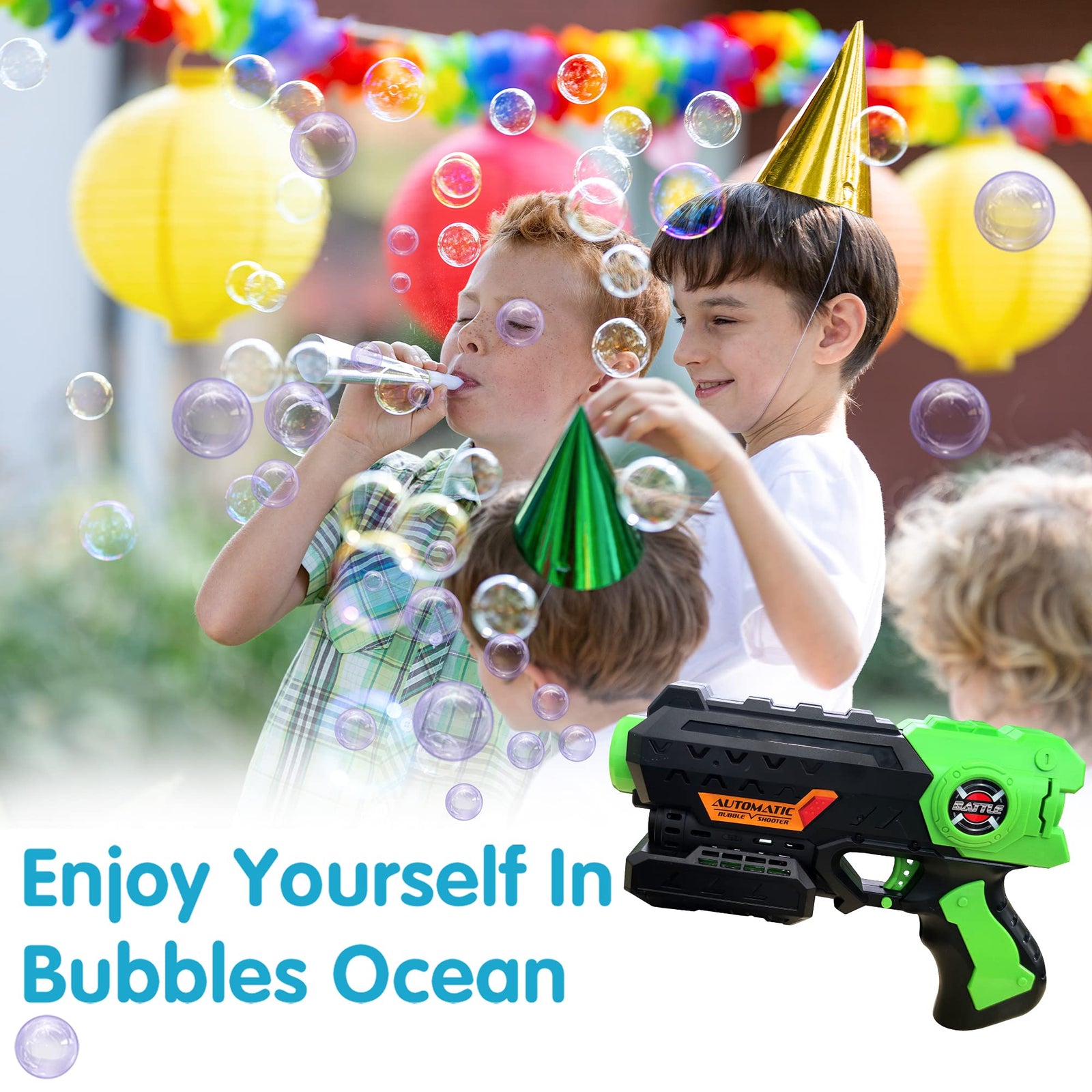 Bubble Gun Red and Green