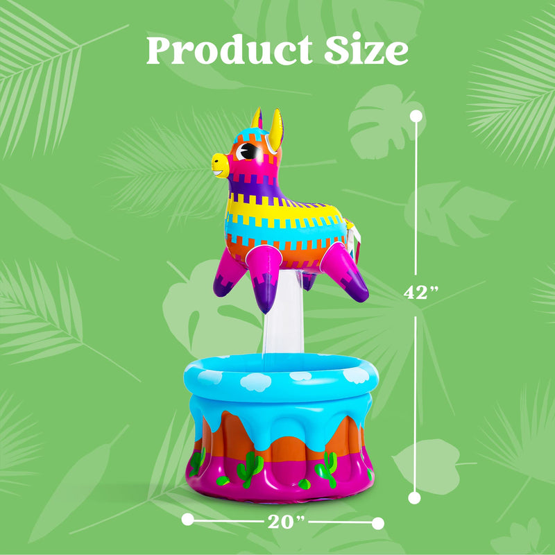 SLOOSH - Rainbow Donkey Pinata Inflatable Cooler
