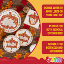 Thanksgiving Disposable Dinnerware Set for 24 guests