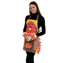 Thanksgiving Kitchen Linens Set with Apron, 3 Pcs