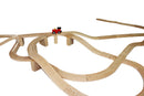 Wooden Train Track Set,62pcs