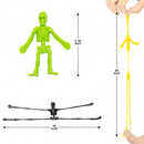 Halloween  Toys Stretchy Skeleton, 72 Pcs
