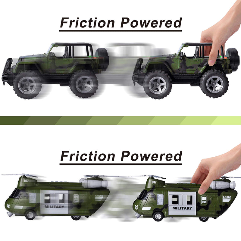 JOYIN Military Vehicles Toy Set of Friction Powered India