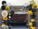 Banner "Congrats Grad" + Hanging Decor, 19 pcs
