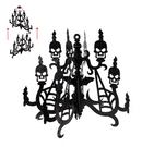 Halloween Party Gothic Swirls And Wall Decorations Set