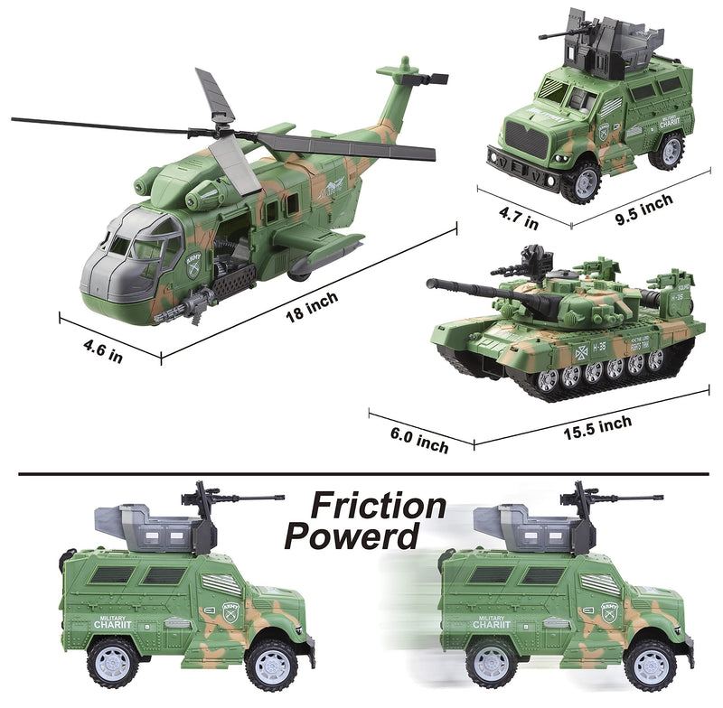 Military Reconnaissance Vehicle Toy Set