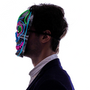 Halloween Cosplay Led Mask Light Up Scary Skull Mask