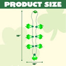 St Patrick's Day LED Shamrock Necklace Set, 6 Pcs