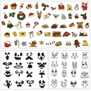 Make-a-face Stickers, 50 Sheets