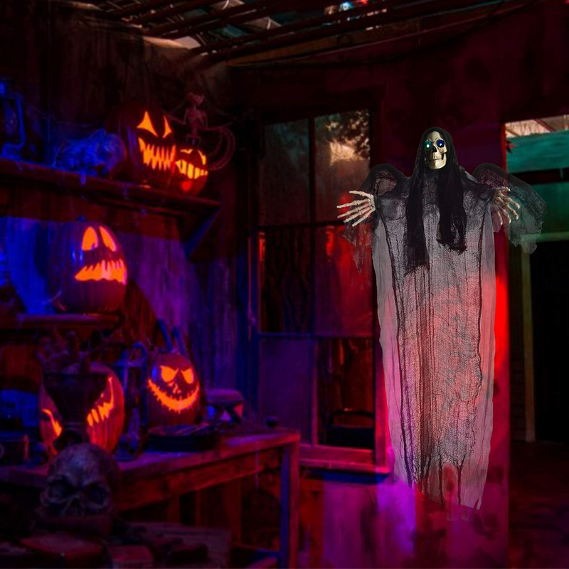 Joyin | Halloween Decor - Hanging Grim Reaper & Pirate Skeleton