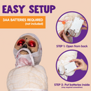 35in Light Up Hanging Cocoon Corpse