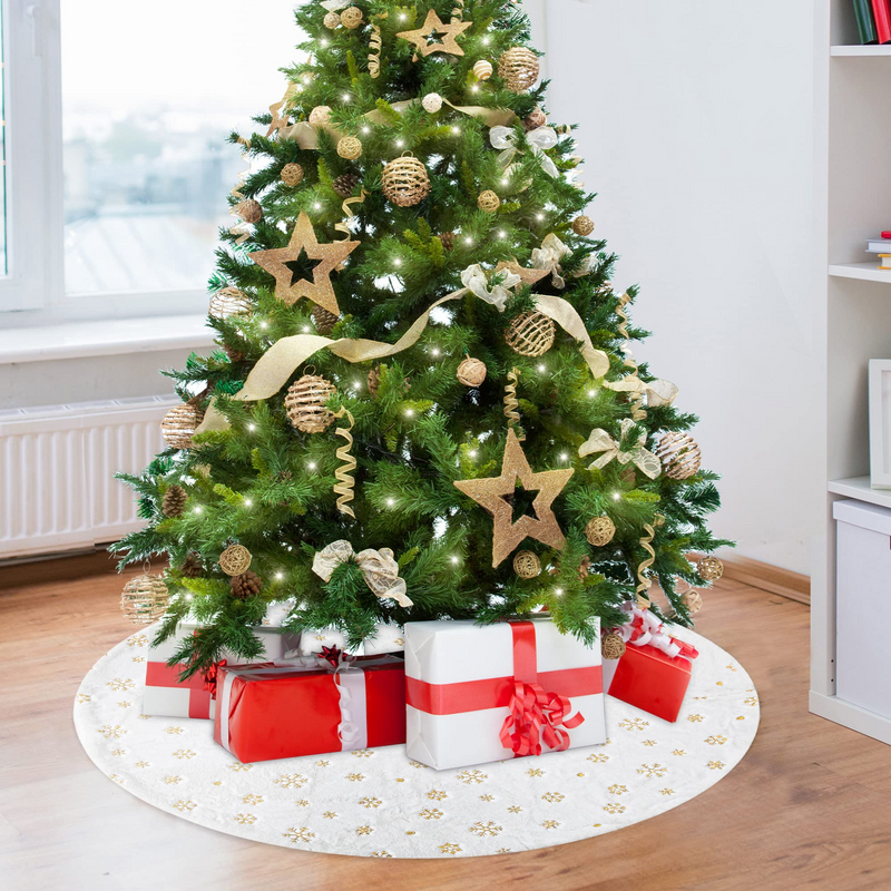 Christmas Sequin Tree Skirt, 48 Inches