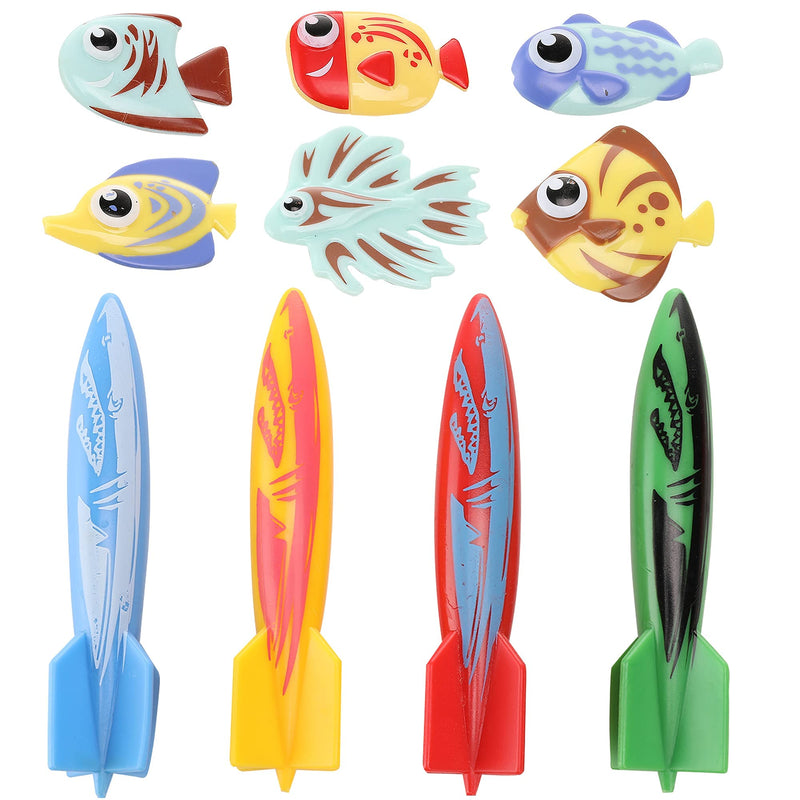 SLOOSH - Colorful Diving Toys with Storage Bag, 28 Pcs