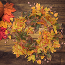 Fall Maple Garland, 2 Pcs