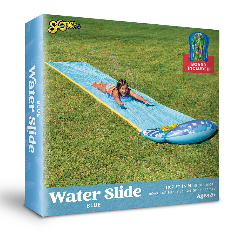 SLOOSH - Lawn Water Slides - Single Slide (Blue)