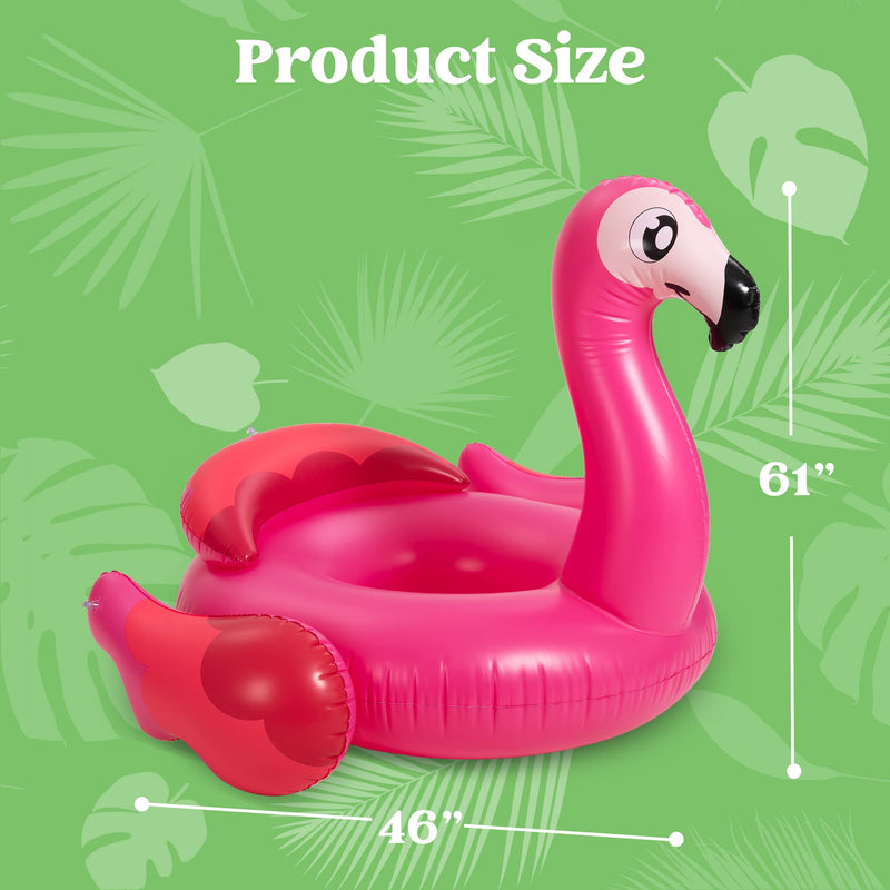 SLOOSH - 45" Inflatable Flamingo Tube