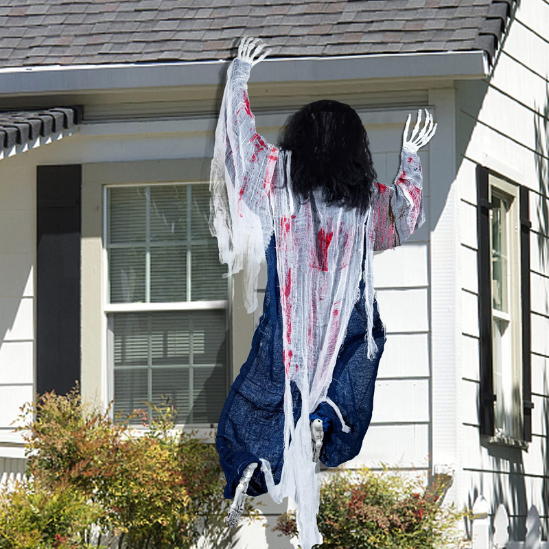 47in Halloween Hanging Skeleton Ghost