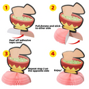 Fiesta Honeycomb Table Centerpiece, 12 Pcs