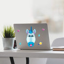 36 Pcs Unicorn Make-a-face Sticker