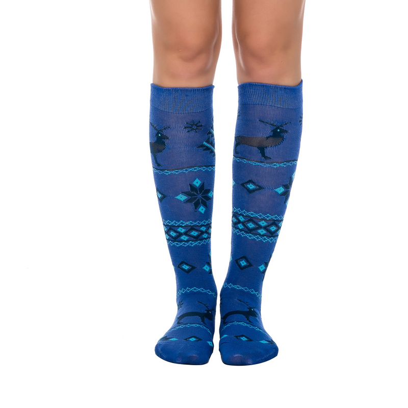 Women's Patterned Socks, 5 Pairs