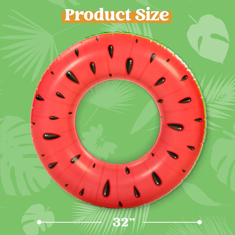 SLOOSH - Inflatable Fruit Pool Tubes, 4 Pack