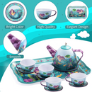 Mermaid Pretend Tin Teapot Set