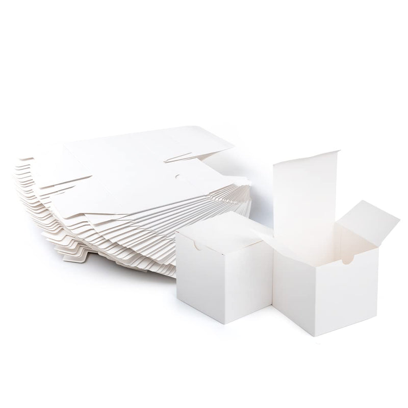 Plain White Kraft Paper Gift Box, 36 Pcs