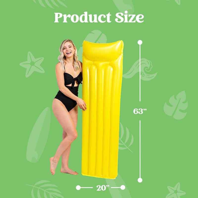 SLOOSH - Inflatable Pool Mat Float, 3 Pack