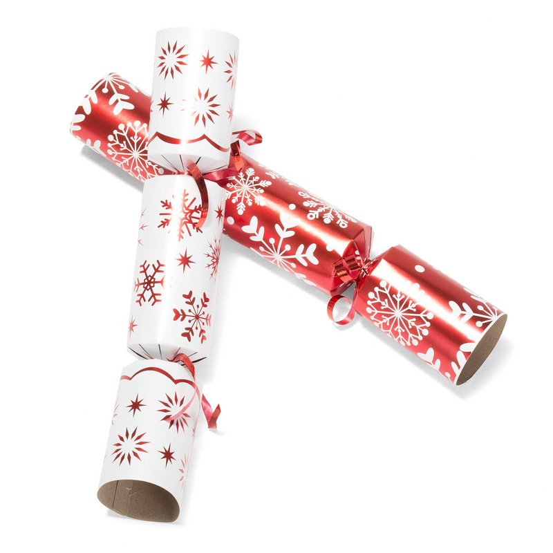 10in Christmas No Snap Party Favor (Red & White)